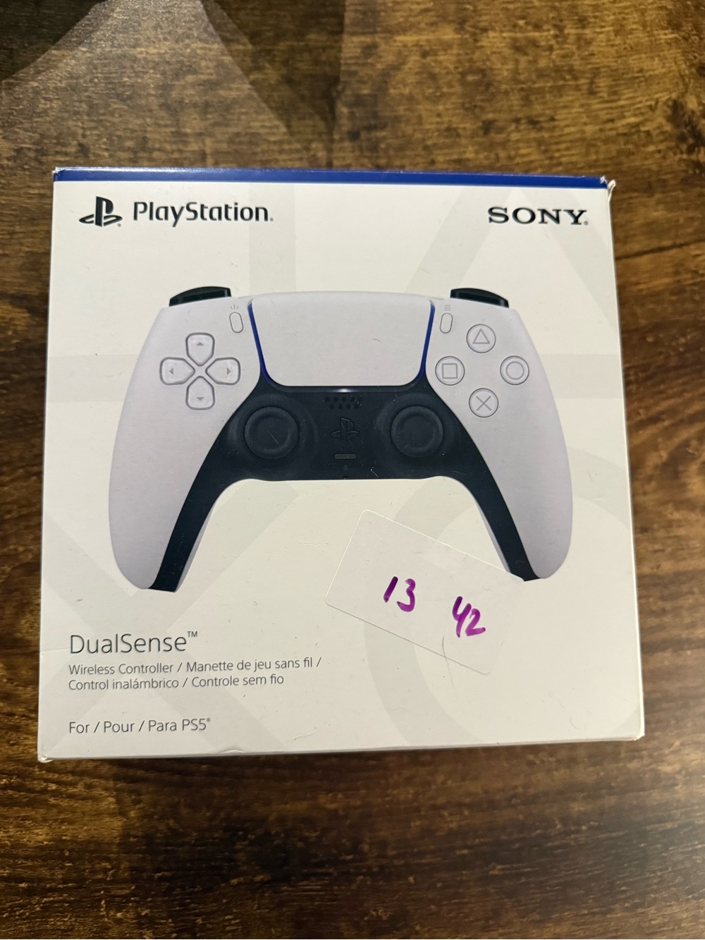 Brand new PS5 DualSense Wireless Controller - White/Black - Open Box
